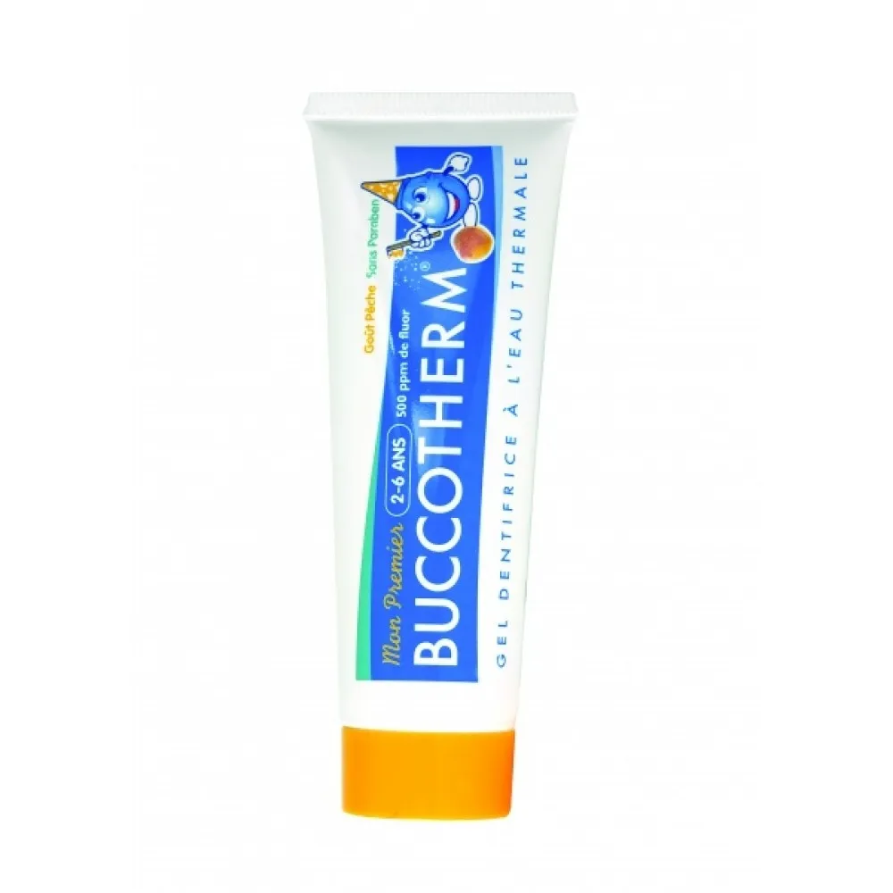 BUCCOTHERM dantų pasta-gelis 2-6 metų vaikams KIDS, mangų skonio, 50ml -  