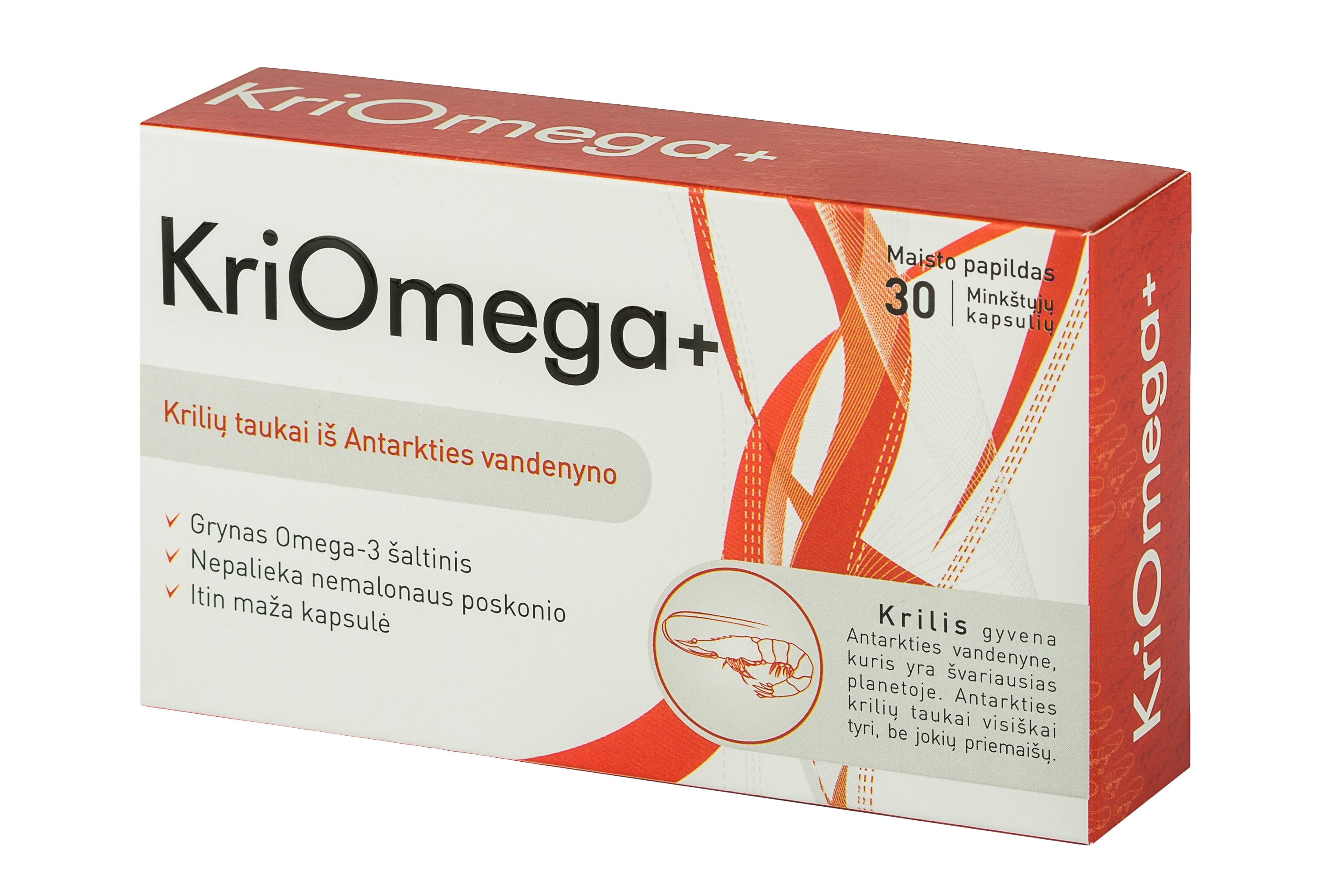 ACONITUM omega-3 KRIOMEGA+, 30 kapsulių -  