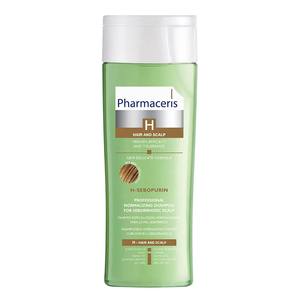 PHARMACERIS H, SEBOPURIN šampūnas riebiems plaukams, 250ml -  
