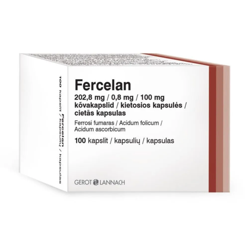 Fercelan kietosios kapsulės N100 -  