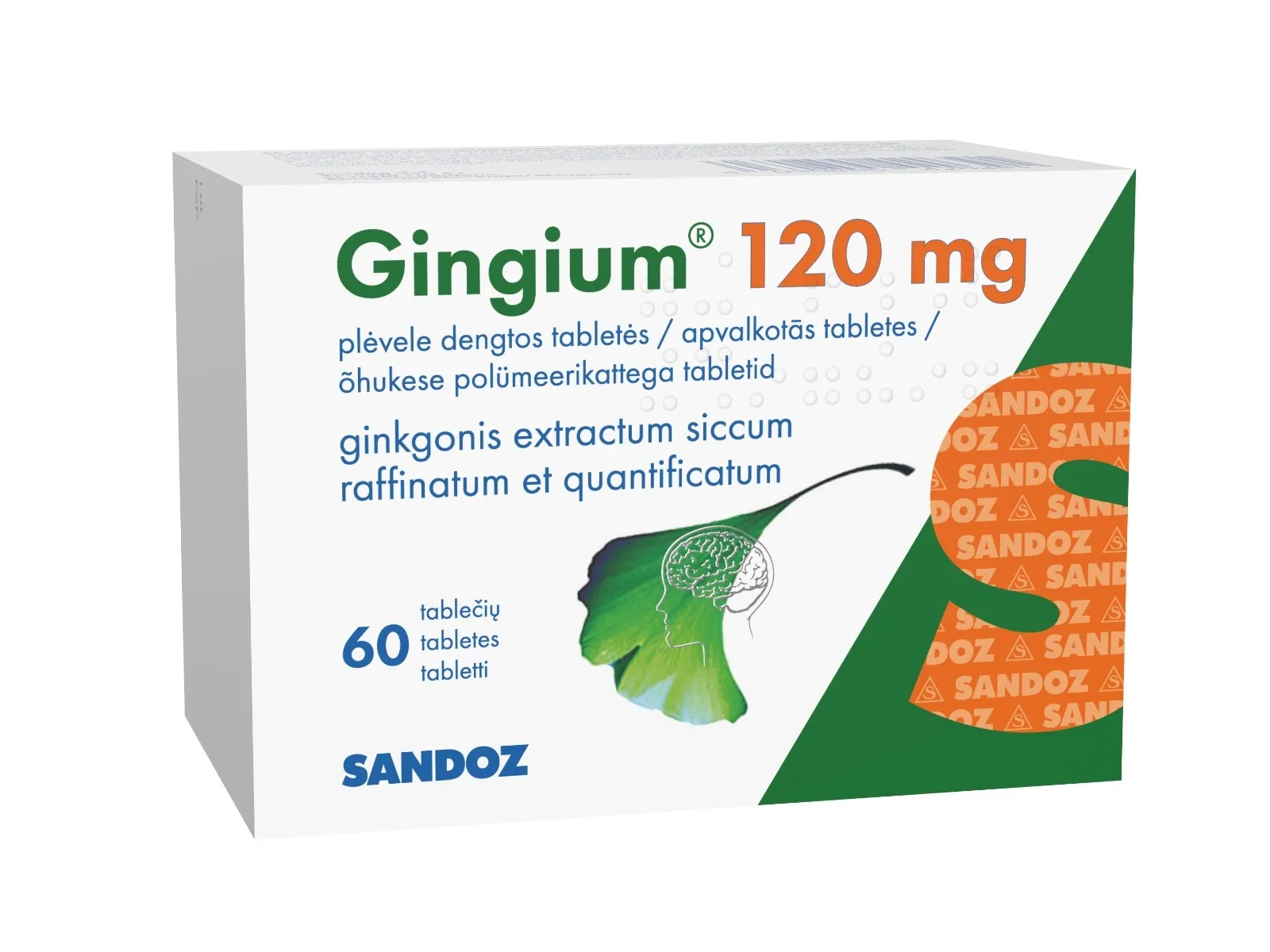 Gingium 120mg tab. N60 -  1