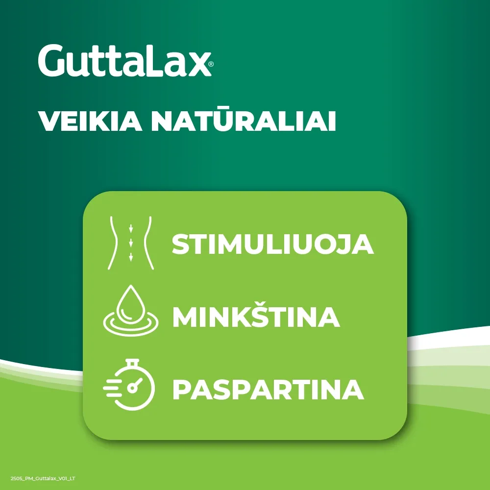 Guttalax 7,5mg/ml lašai 30ml N1 -  5