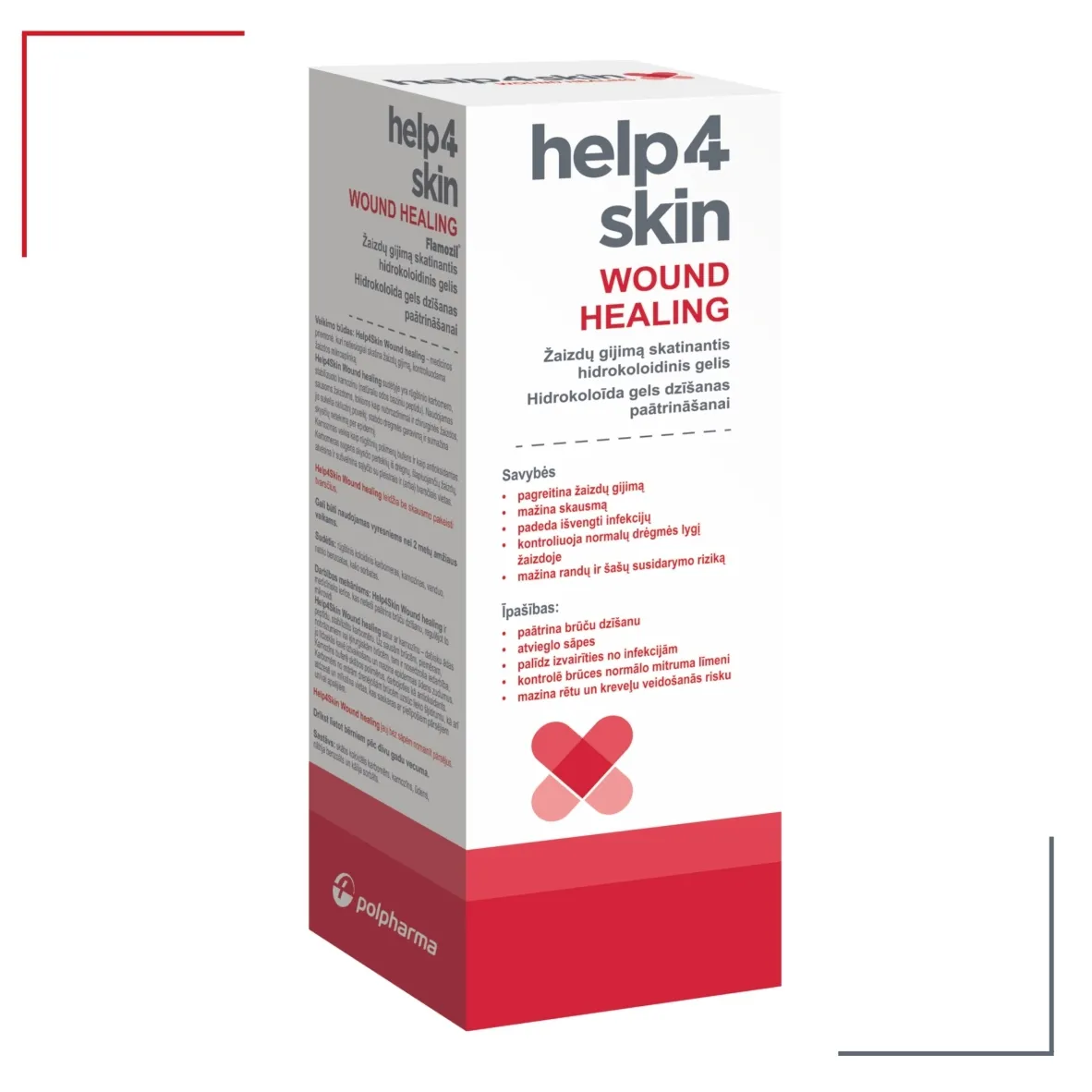 HELP4SKIN aerozolinis purškiklis žaizdoms, 75g -  6