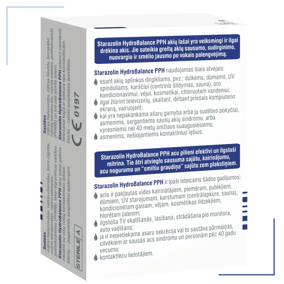 STARAZOLIN HYDROBALANCE akių lašai, 5ml, N2 -  2