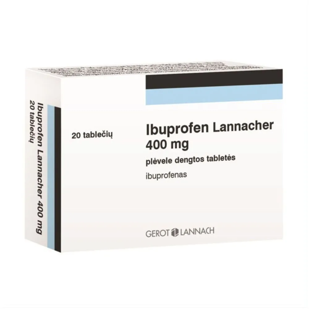 Ibuprofen Lannacher 400mg plėvele dengtos tab. N20 -  