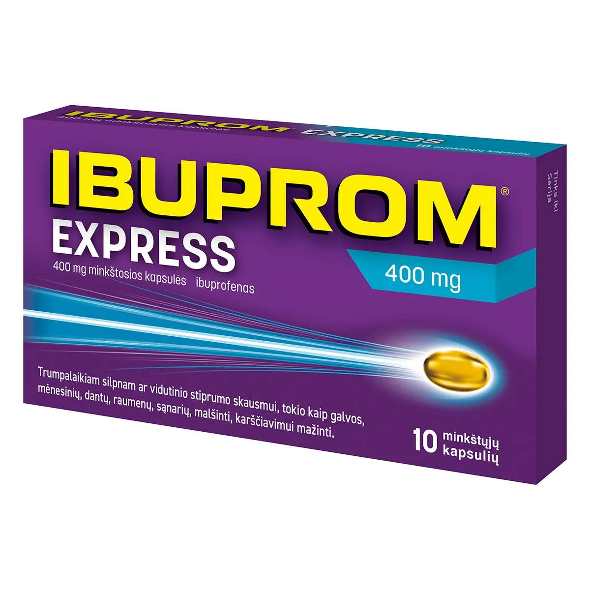 Ibuprom Express 400mg caps. N10 -  2