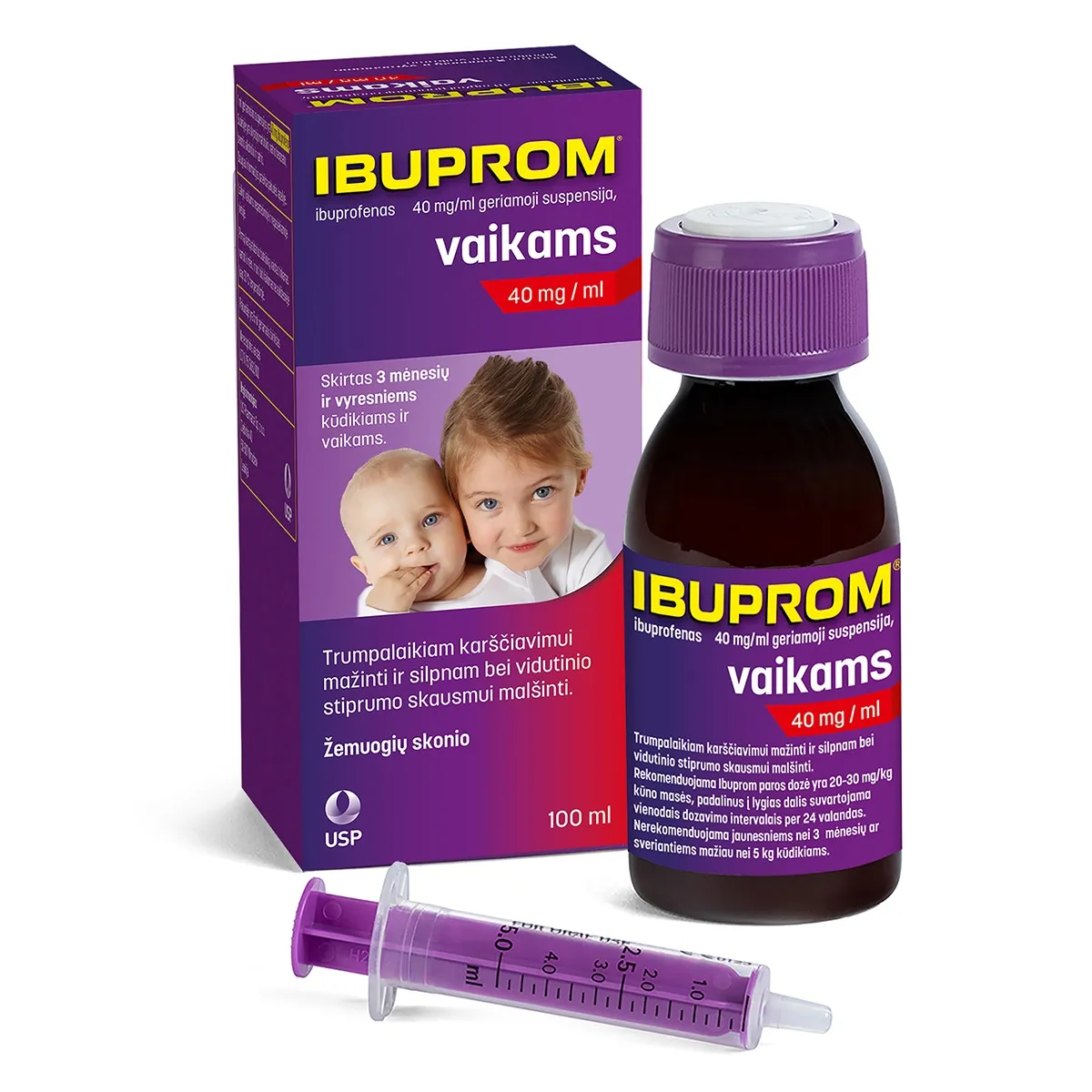 Ibuprom 40mg/ml ger.susp.100ml N1 -  2