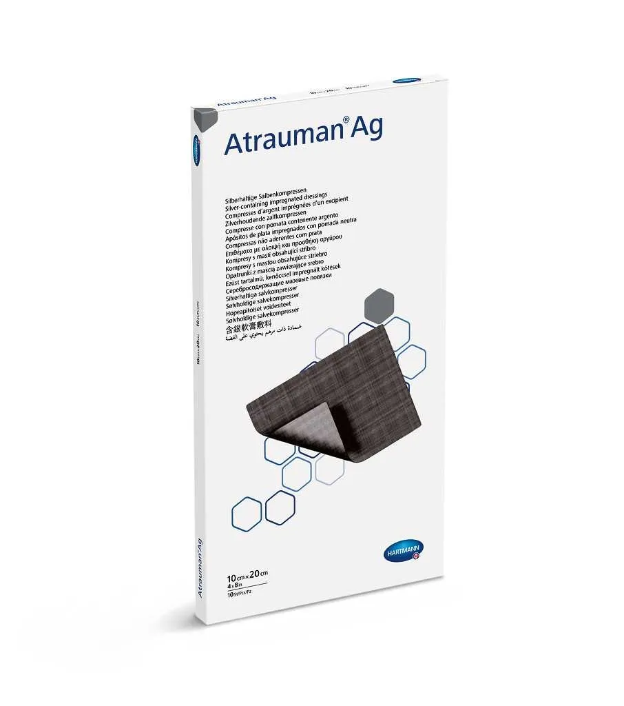 HARTMANN tinklelinis tvarstis su sidabru ATRAUMAN AG, 10 x 20cm, N10 -  