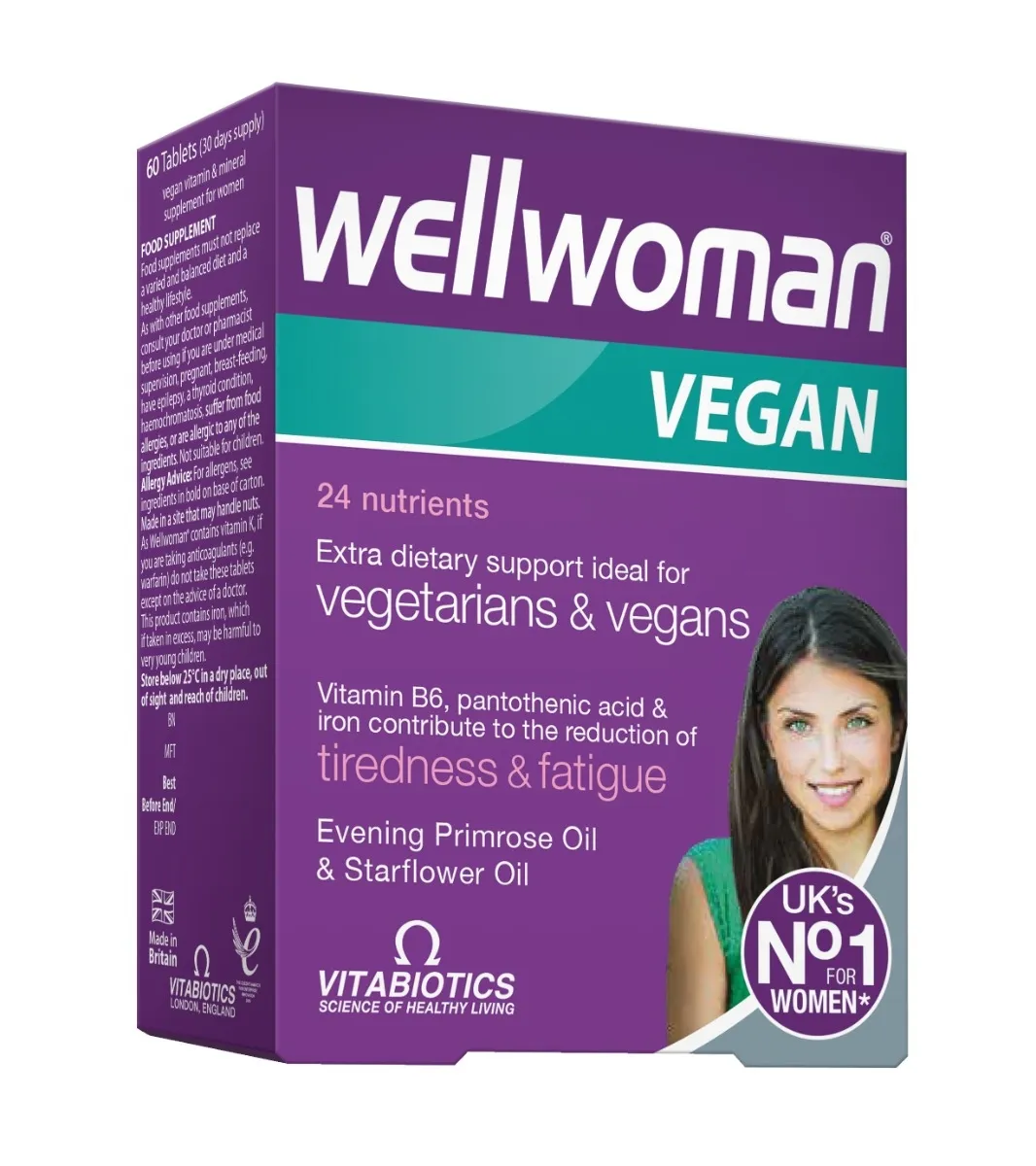 Wellwoman Vegan tabletės N60 -  1
