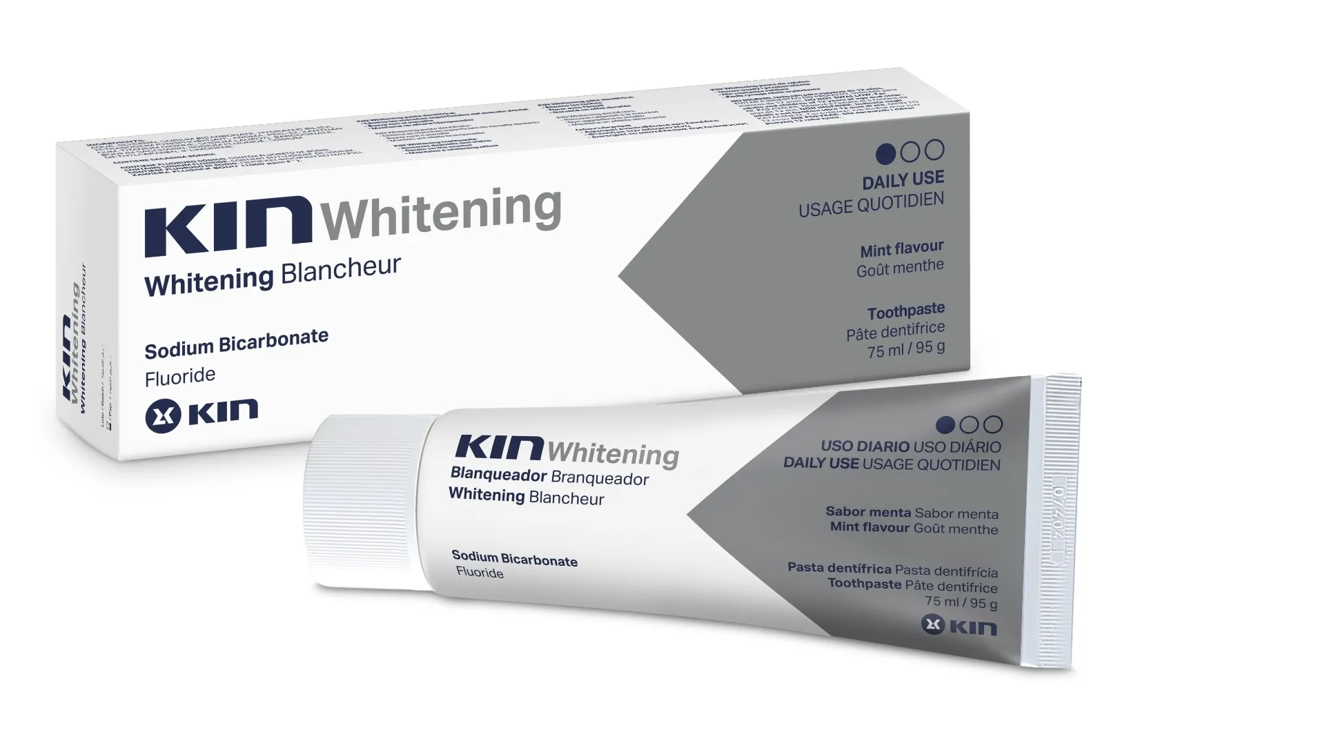 KIN Dantų pasta WHITENING, 75ml -  1