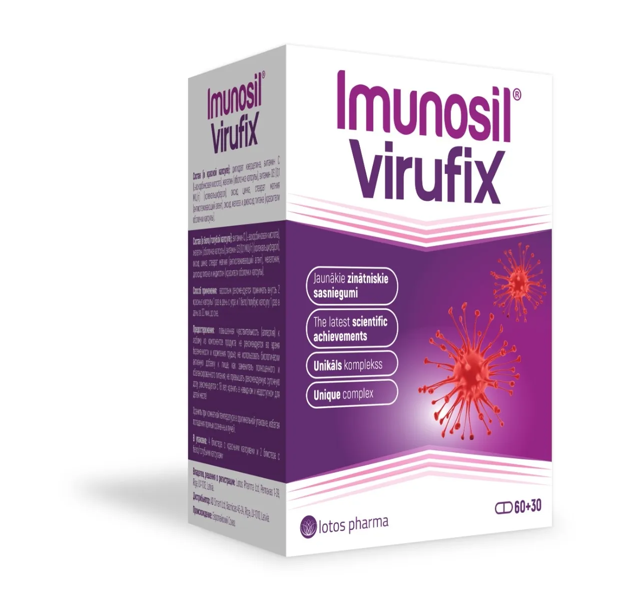 IMUNOSIL VIRUFIX, 60+30 kapsulių -  
