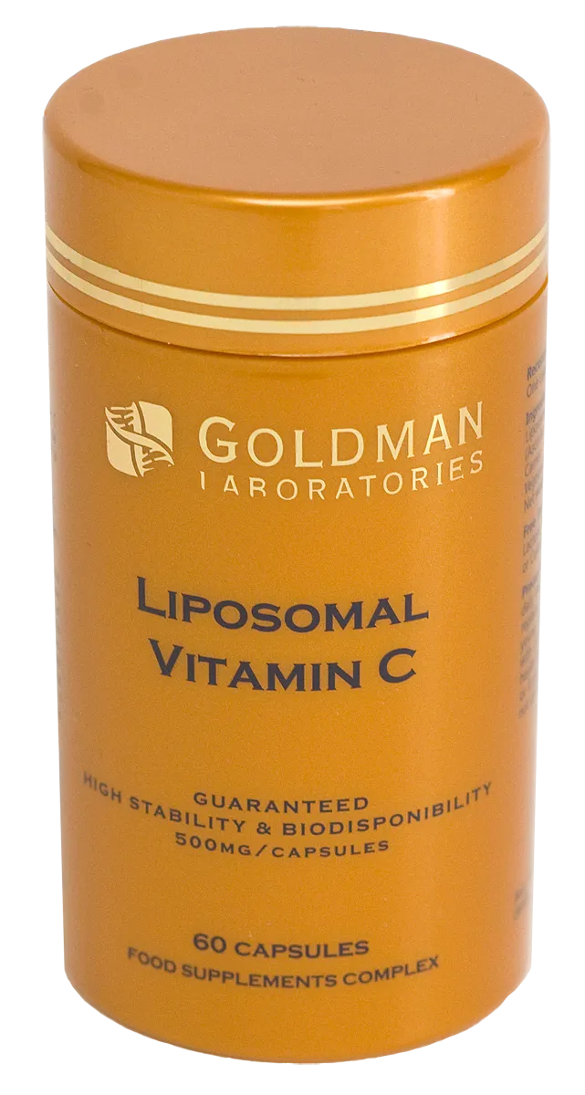 GOLDMAN LABARATORIES kapsuliuotas Vitaminas C 500 mg, 60 kapsulių -  2