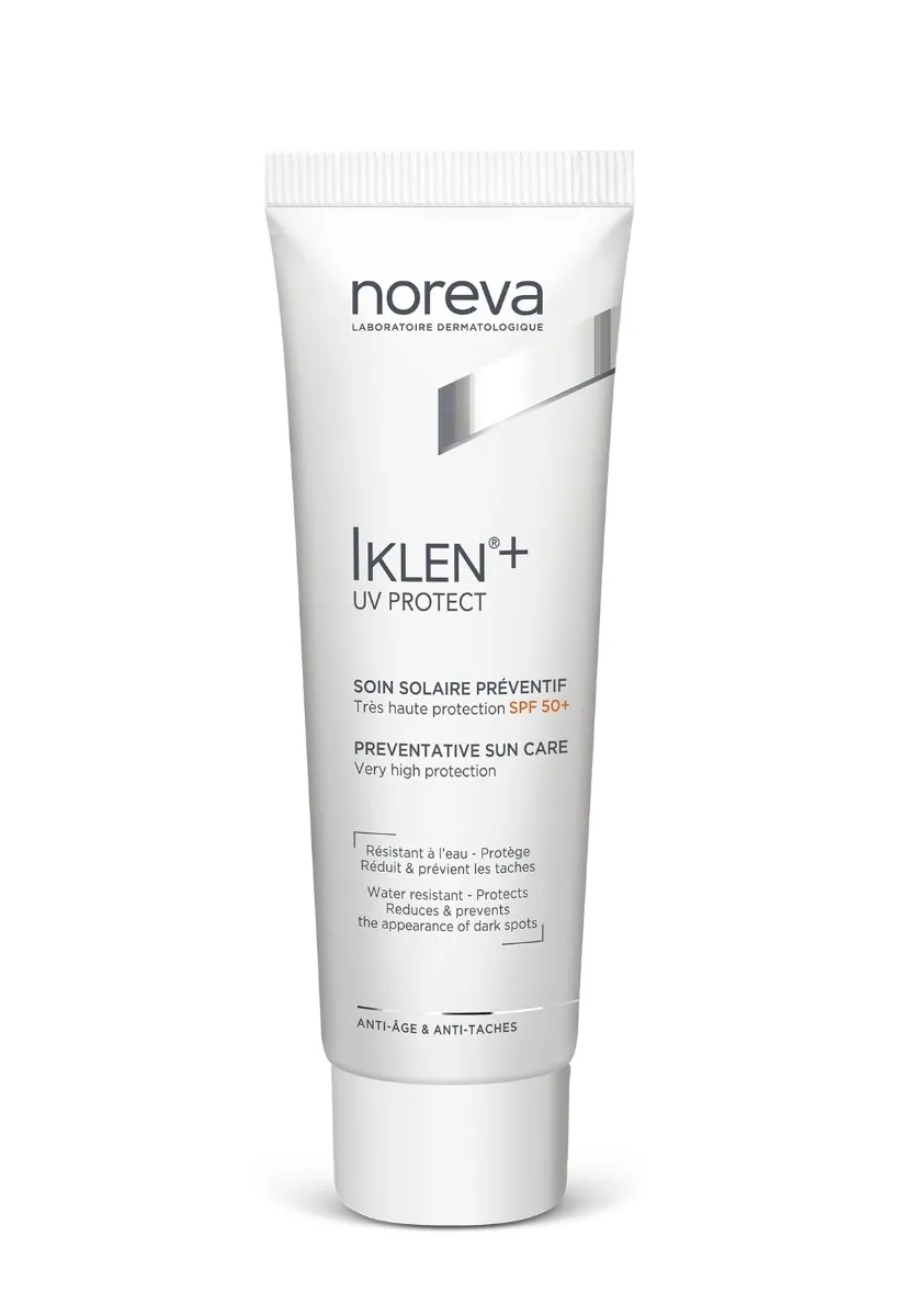 NOREVA pigmentines dėmes ir raukšles mažinantis kremas SPF50+ IKLEN+ -  