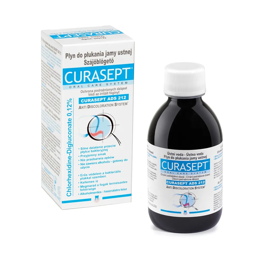 CURASEPT skalavimo skystis su 0,20 % chlorheksidino ADS 212, 200ml -  