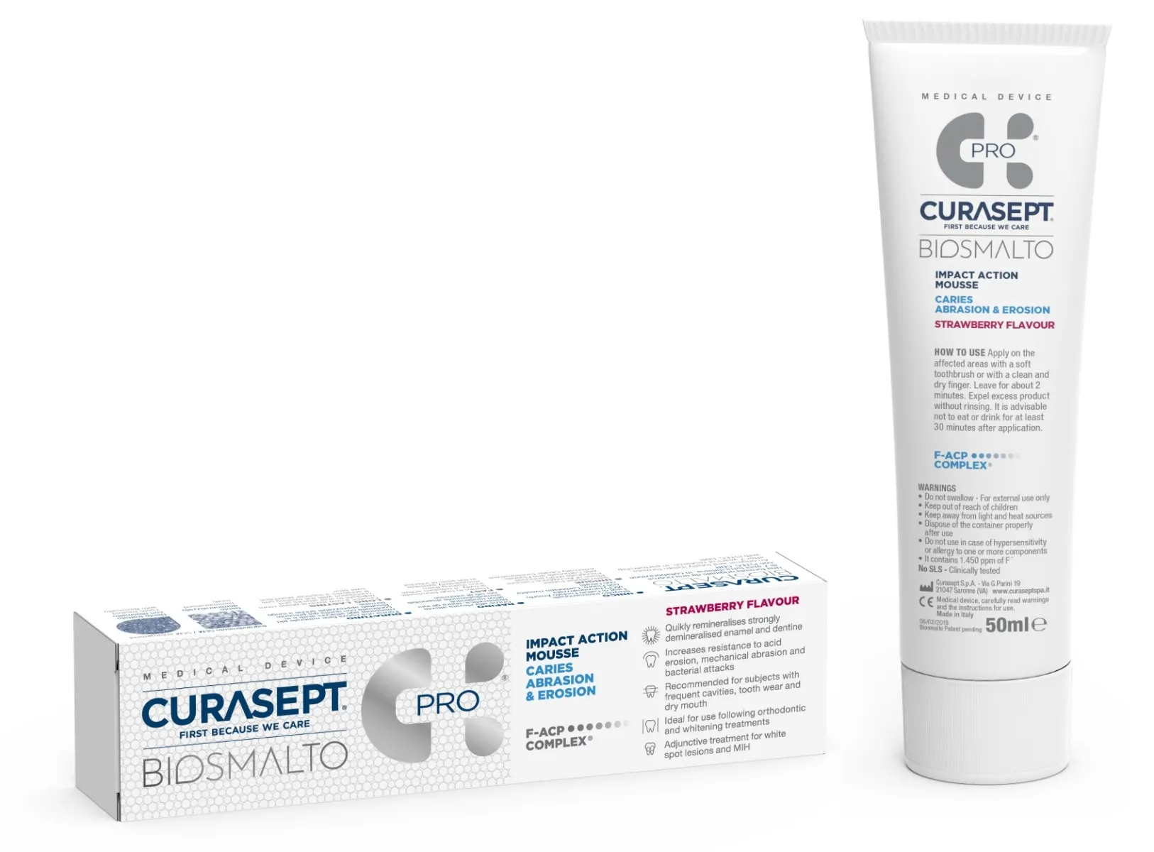 CURASEPT BIOSMALTO stiprinamasis dantų gelis 50ml -  