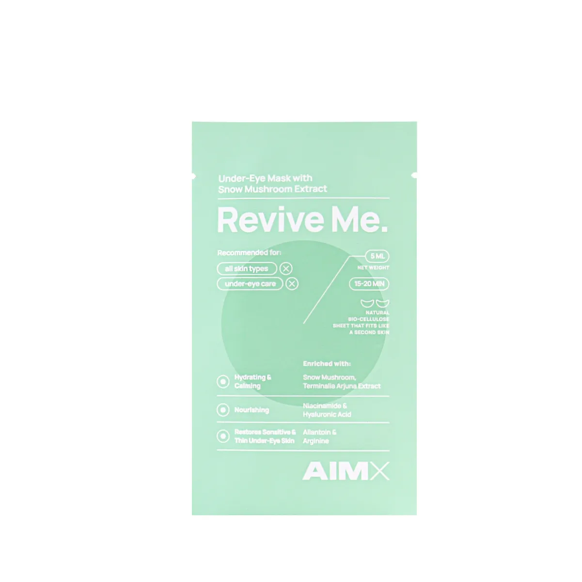AIMX paakių kaukė su hialuronu REVIVE ME, N1 -  