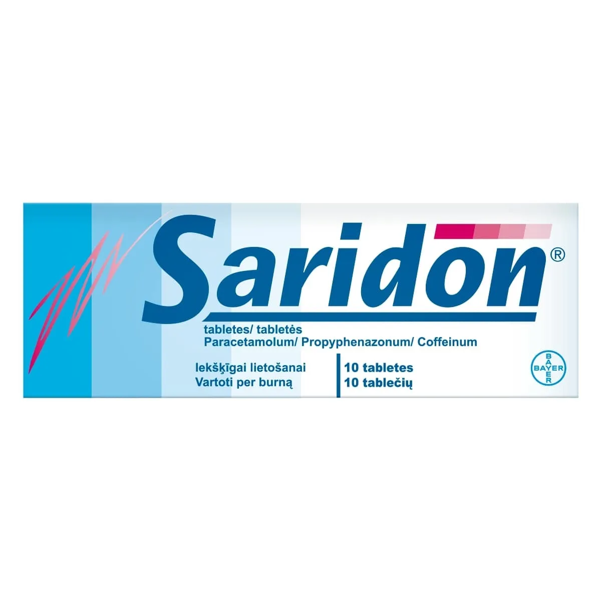 Saridon tab. N10 -  1