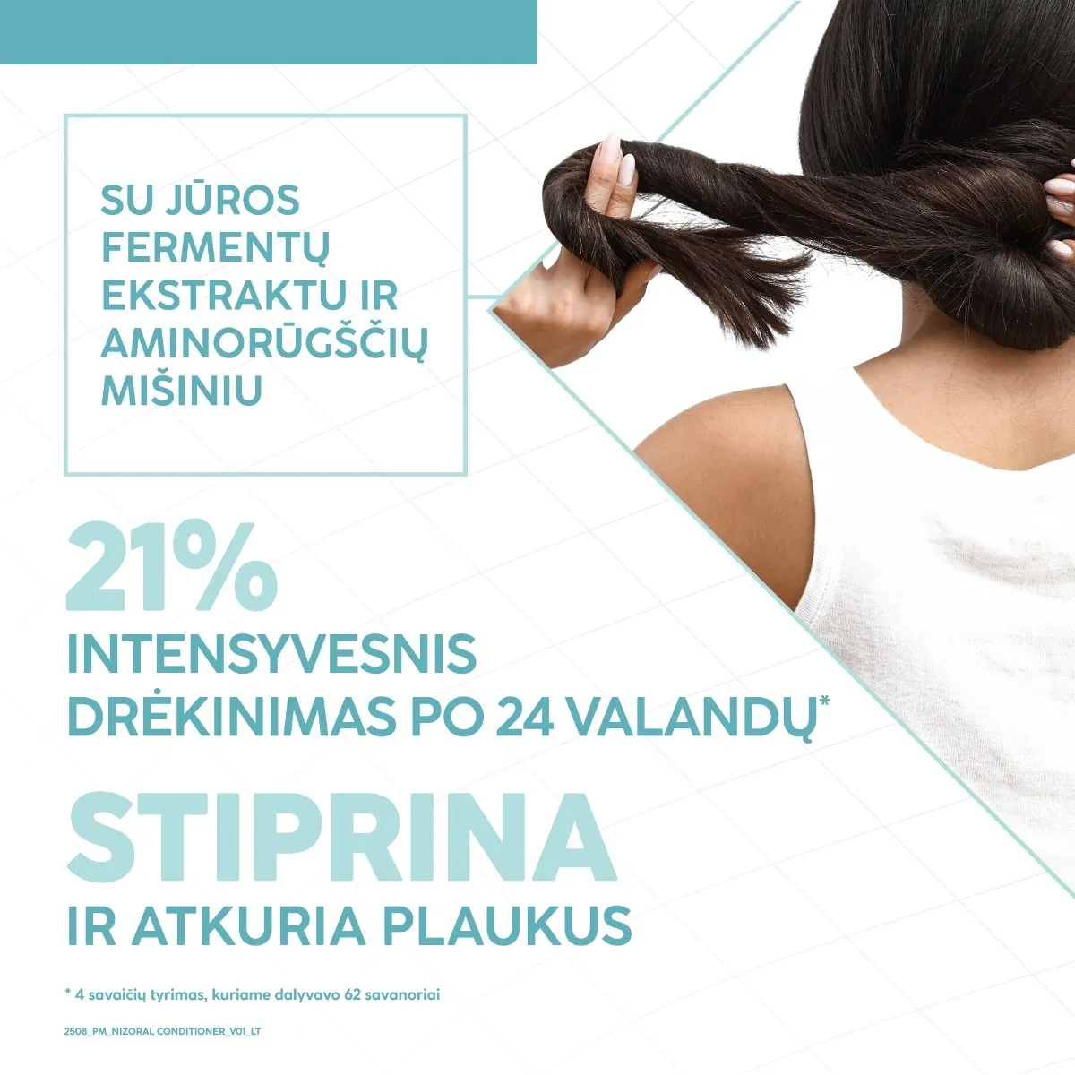 NIZORAL CARE kondicionierius sudirgusiai galvos odai, 200 ml -  2