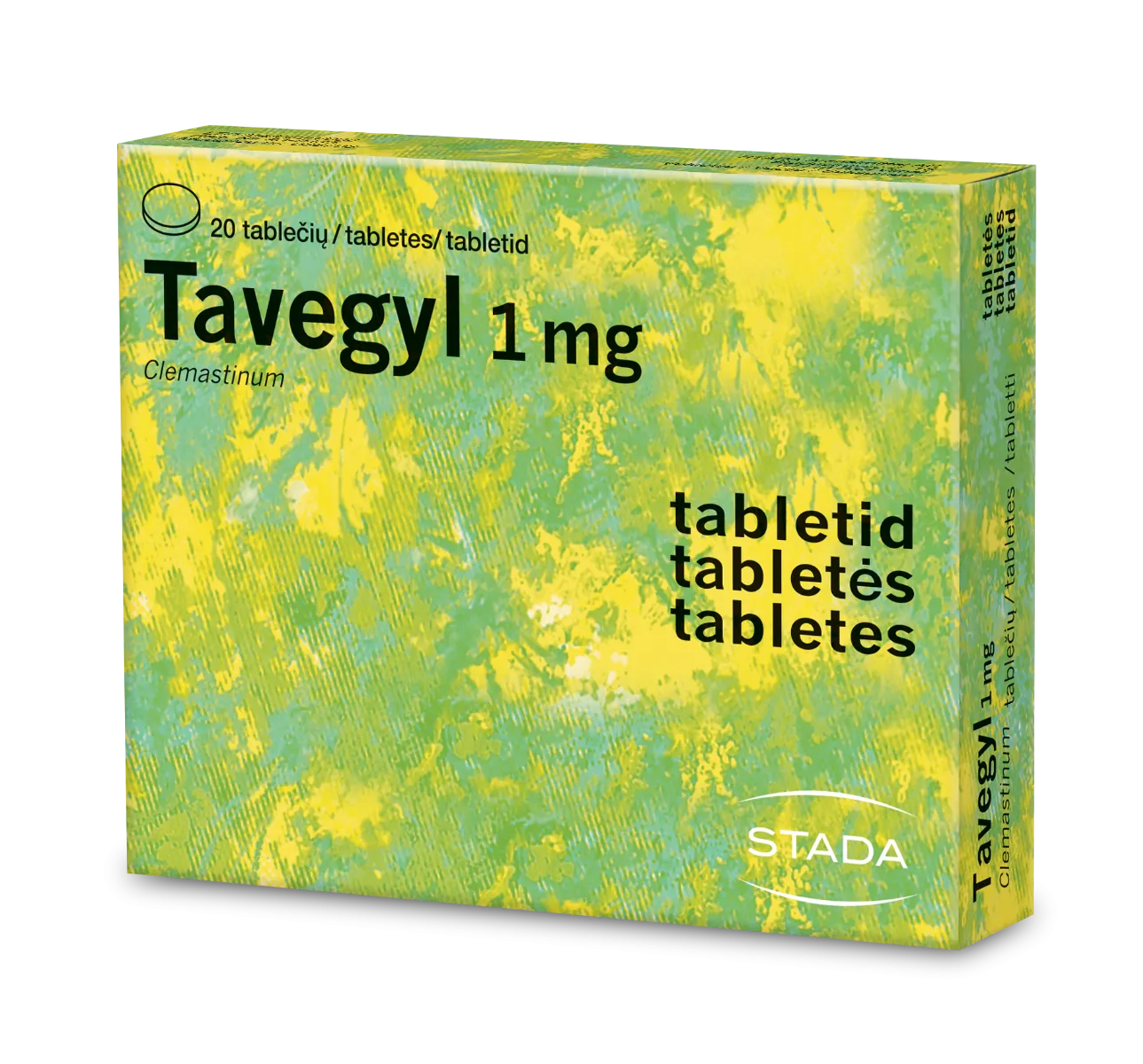 Tavegyl 1mg tab. N20 -  2