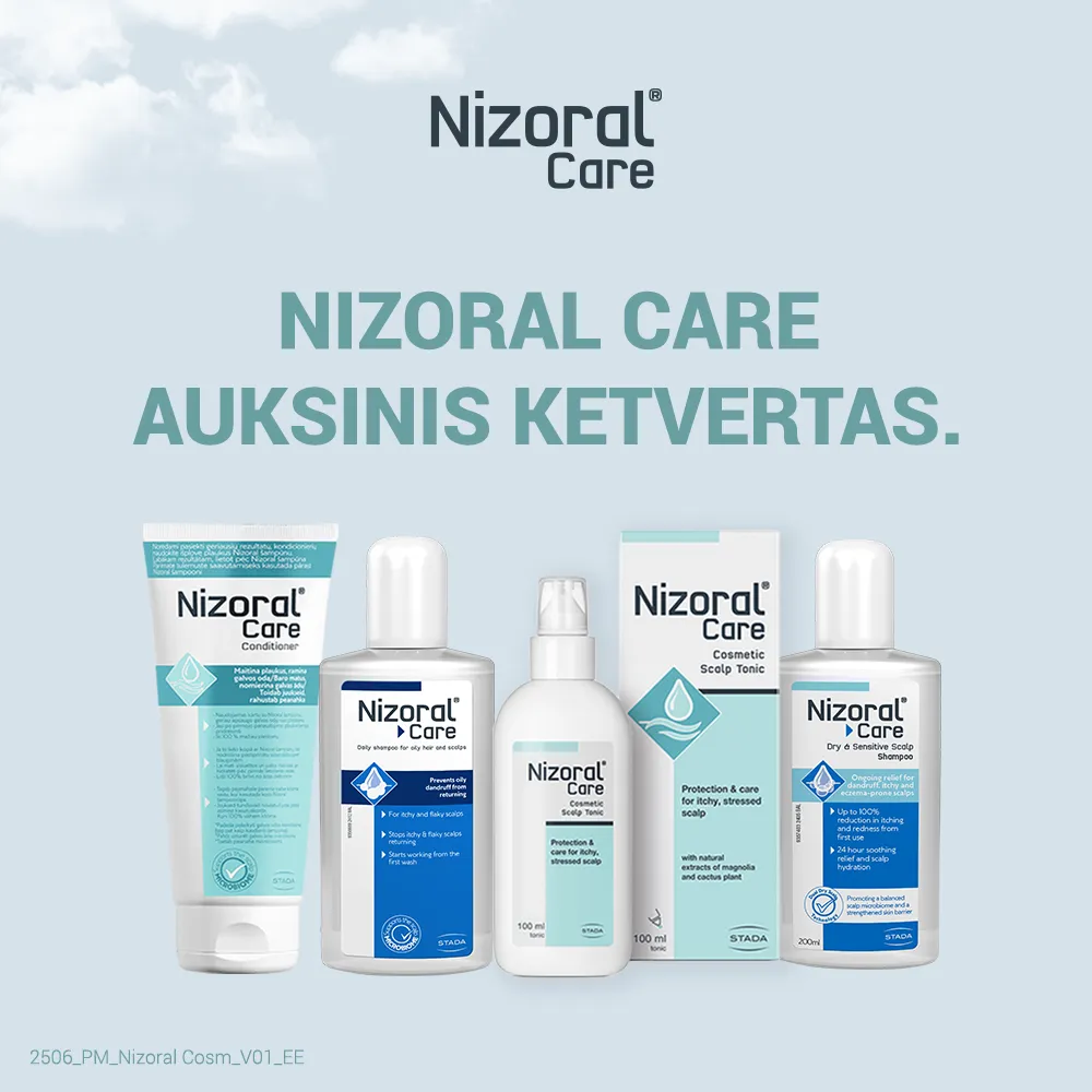 NIZORAL CARE tonikas niežtinčiai ir sudirgusiai galvos odai, 100 ml -  5