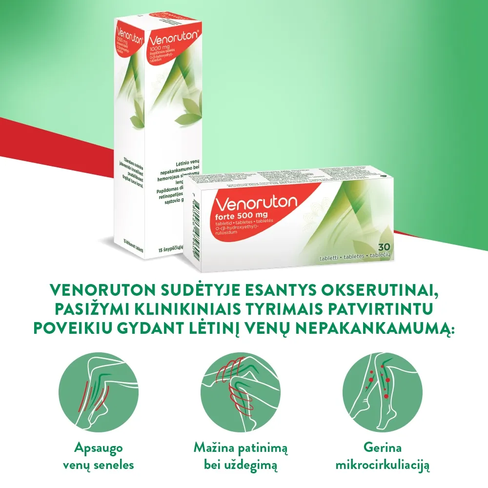 Venoruton 1000mg šnypš.tab. N15 -  2