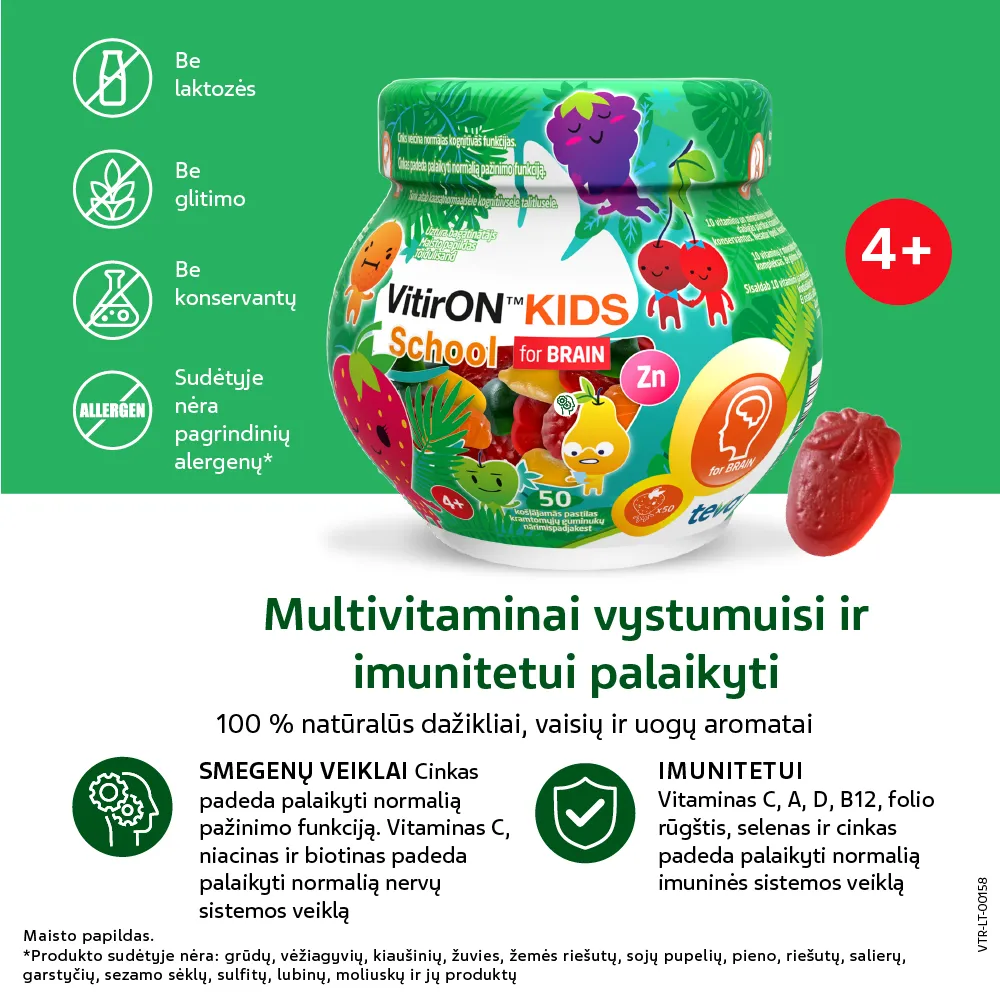 VitirOn Kids School guminukai N50 -  2