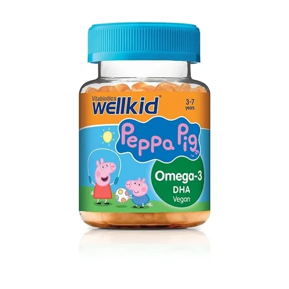 WellKid Peppa Pig Omega-3 guminukai N30 -  