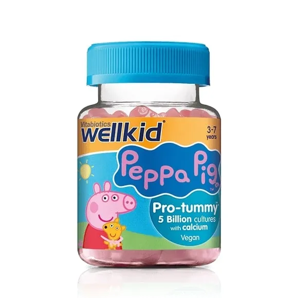 WELLKID PEPPA PIG PRO-TUMMY, 30 guminukų -  