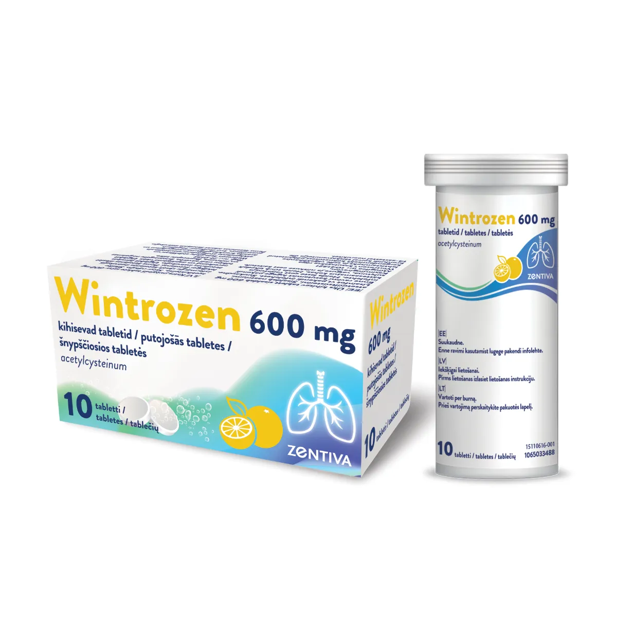 Wintrozen 600mg šnypšč. tab. N10 -  
